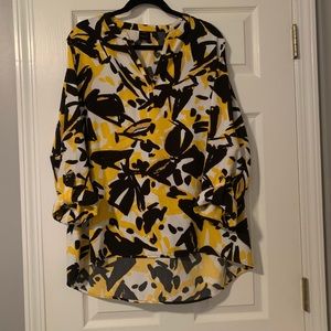 Yellow and black shirt